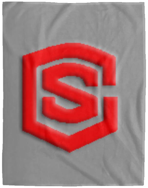 red (2) VPL Cozy Plush Fleece Blanket - 60x80