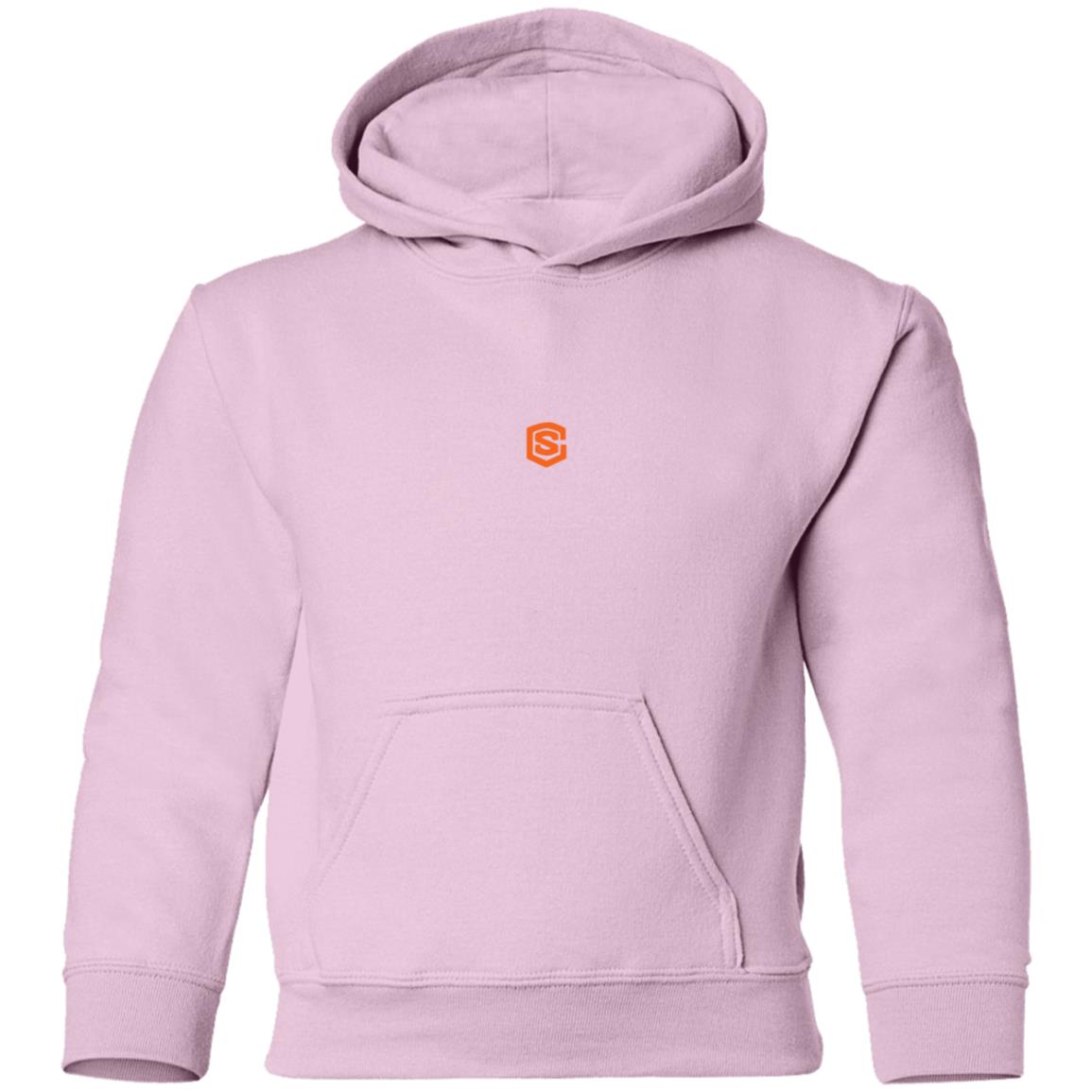 Illustrator Orange Logo G185B Youth Pullover Hoodie