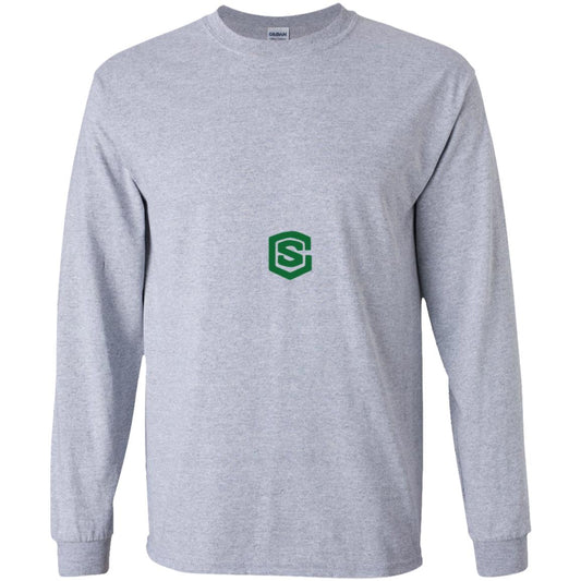 Illustrator Green Logo G240B Youth LS T-Shirt