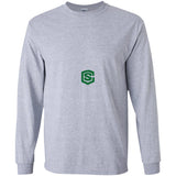 Illustrator Green Logo G240B Youth LS T-Shirt