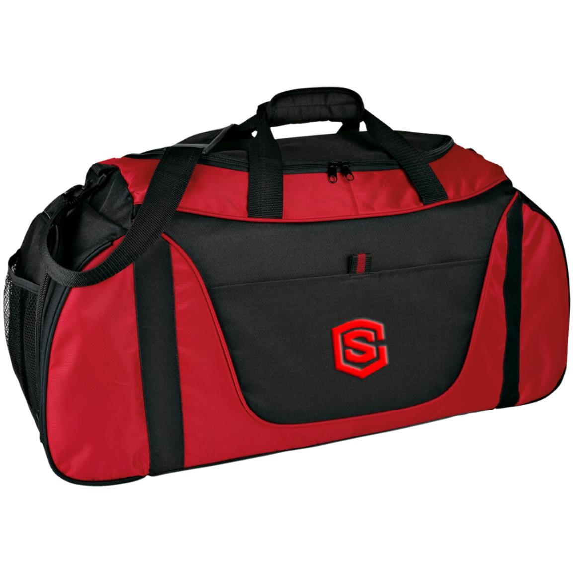 red (2) BG1050 Medium Color Block Gear Bag