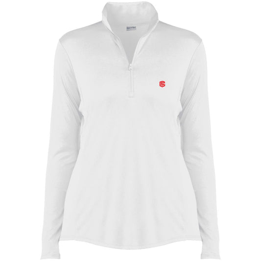 Illustrator Red Logo LST357 Ladies' Competitor 1/4-Zip Pullover