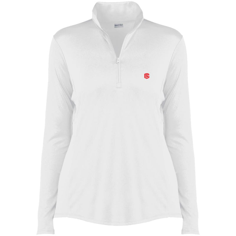 Illustrator Red Logo LST357 Ladies' Competitor 1/4-Zip Pullover