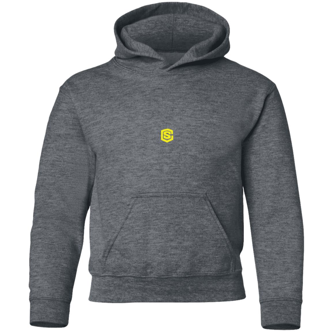 Illustrator Yellow Logo G185B Youth Pullover Hoodie