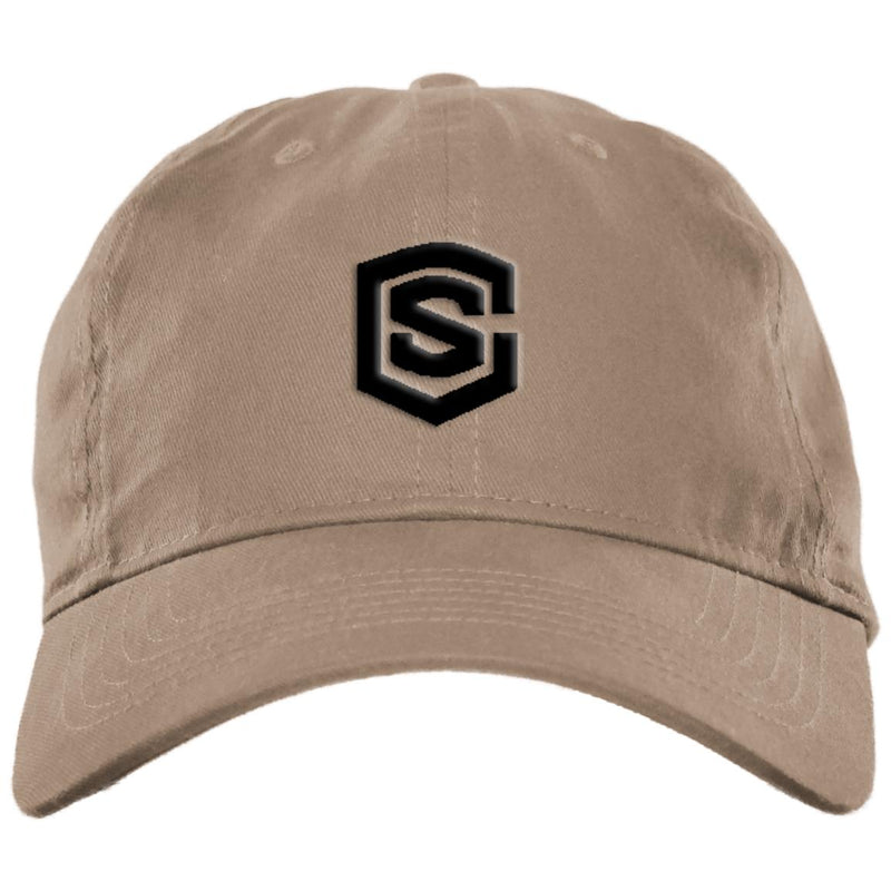 black (2) BX001 Brushed Twill Unstructured Dad Cap