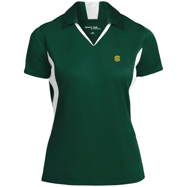 Illustrator Gold Logo LST655 Ladies' Colorblock Performance Polo