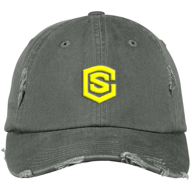 yellow (3) DT600 Distressed Dad Cap