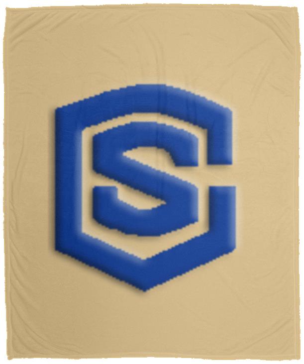 blue (2) VPM Cozy Plush Fleece Blanket - 50x60