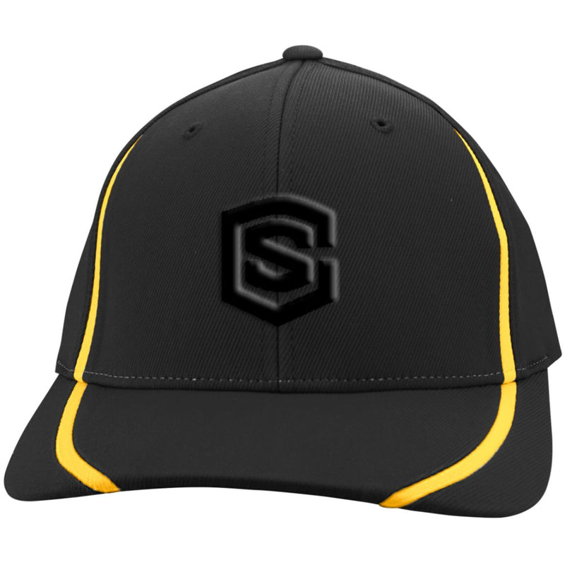 black (2) STC16 Flexfit Colorblock Cap