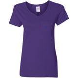 Illustrator Blue Logo G500VL Ladies' 5.3 oz. V-Neck T-Shirt