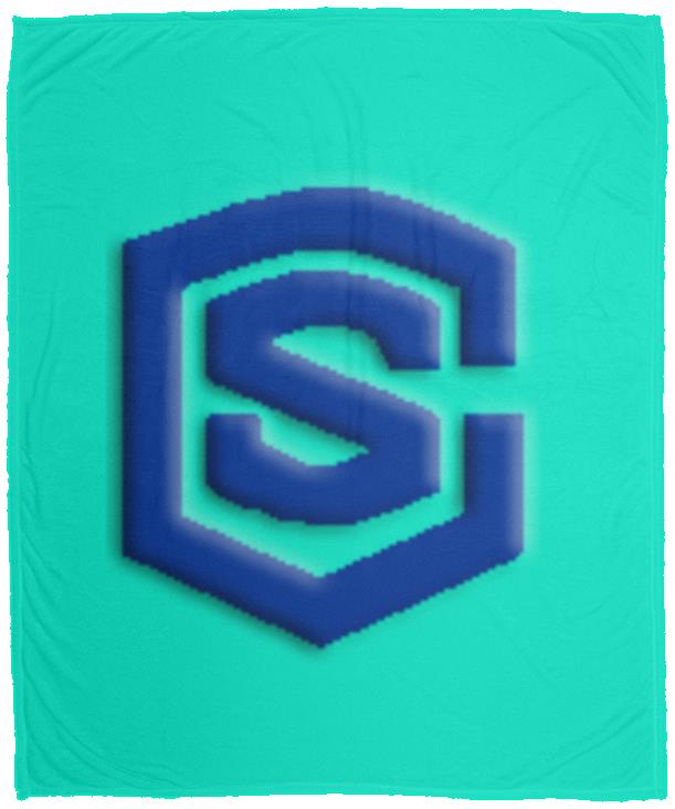 blue (2) VPM Cozy Plush Fleece Blanket - 50x60