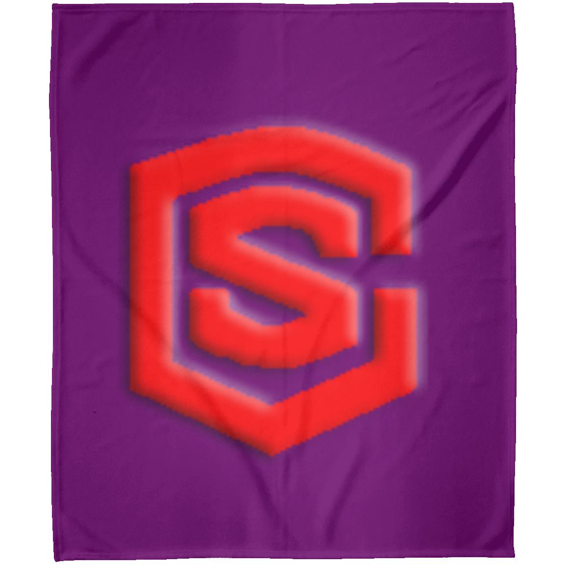 red (2) FLM Arctic Fleece Blanket 50x60