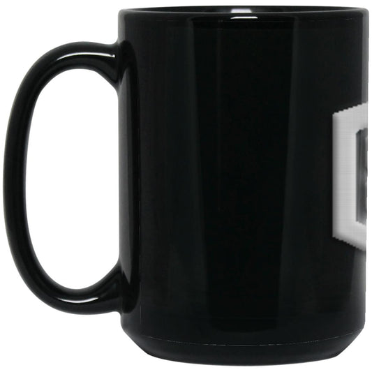 silver (2) BM15OZ 15 oz. Black Mug