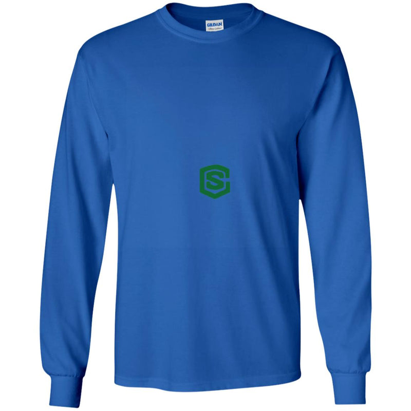 Illustrator Green Logo G240B Youth LS T-Shirt