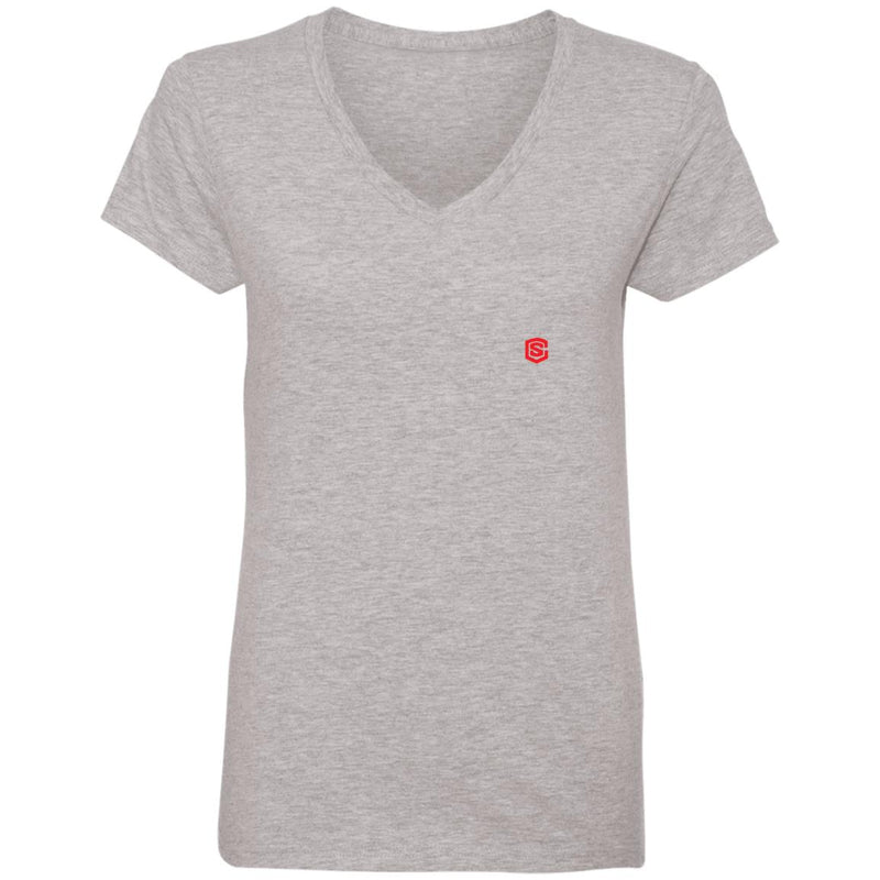 Illustrator Red Logo 88VL Ladies' V-Neck T-Shirt