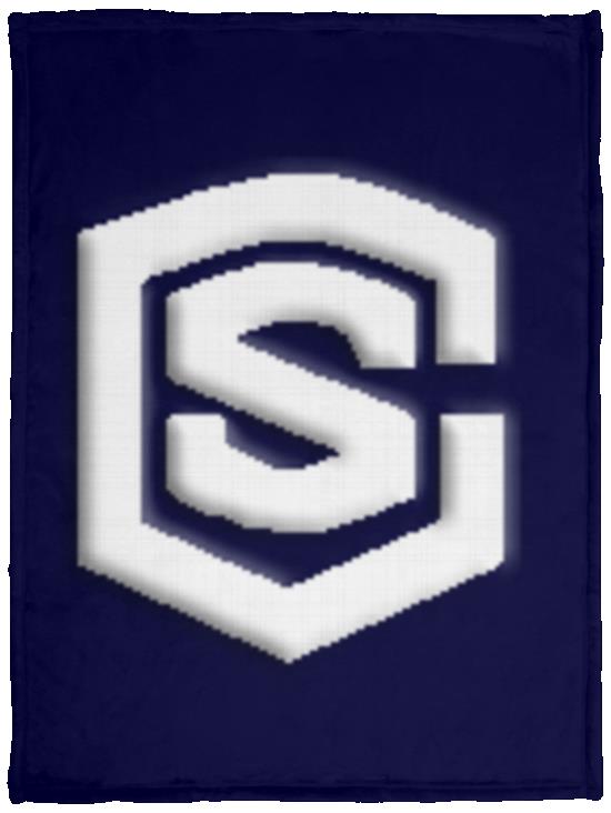 white (2) VPS Cozy Plush Fleece Blanket - 30x40