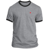 Illustrator Red Logo PC54R Ringer Tee