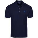 Illustrator Blue Logo K420 Cotton Pique Knit Polo