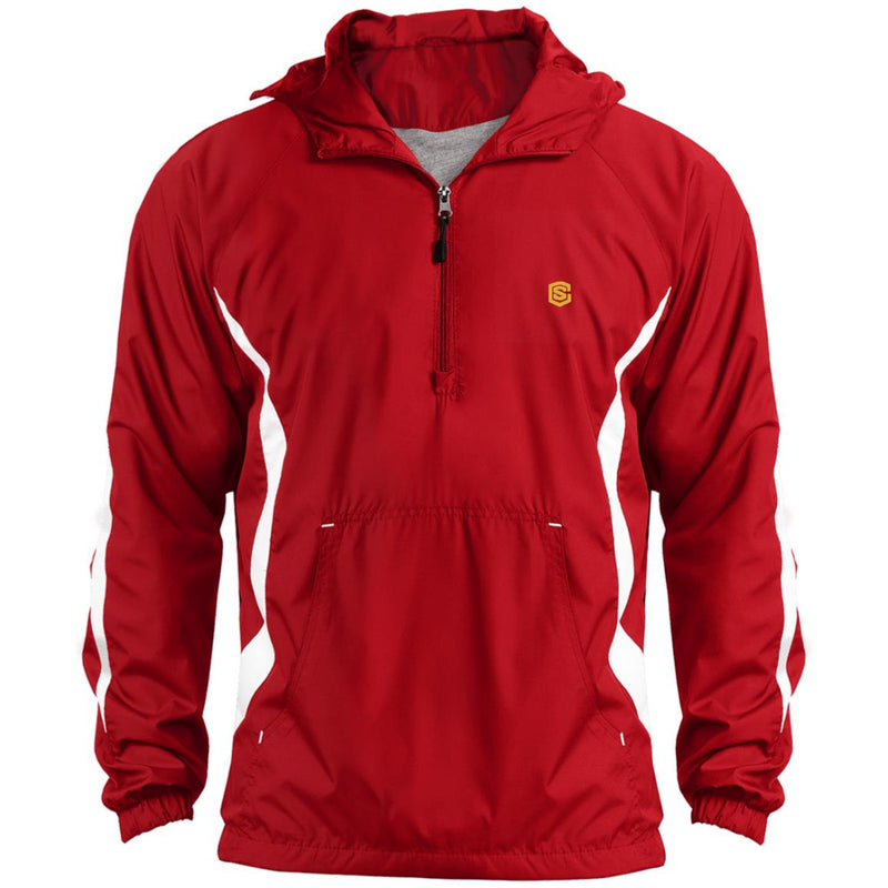 Illustrator Gold Logo JST63 Unisex Colorblock Raglan Anorak Jacket
