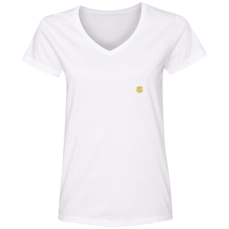 Illustrator Gold Logo 88VL Ladies' V-Neck T-Shirt