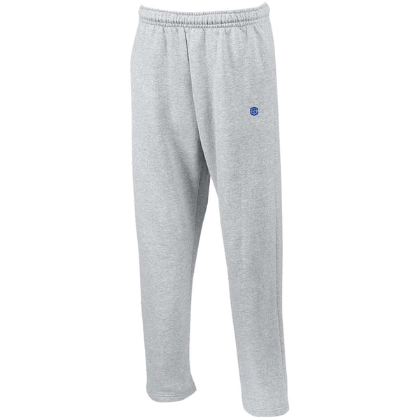 Illustrator Blue Logo G123 Open Bottom Sweatpants with Pockets