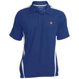 Illustrator Gold Logo ST685 Men's Colorblock 3-Button Polo