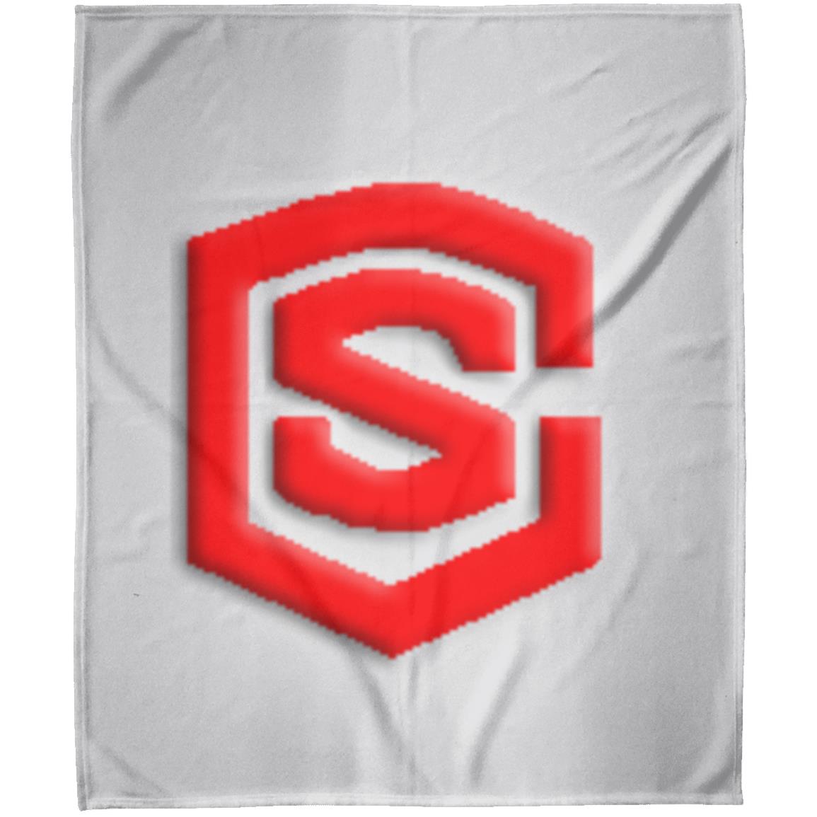 red (2) FLM Arctic Fleece Blanket 50x60