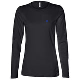 Illustrator Blue Logo B6450 Ladies' Jersey LS Missy Fit