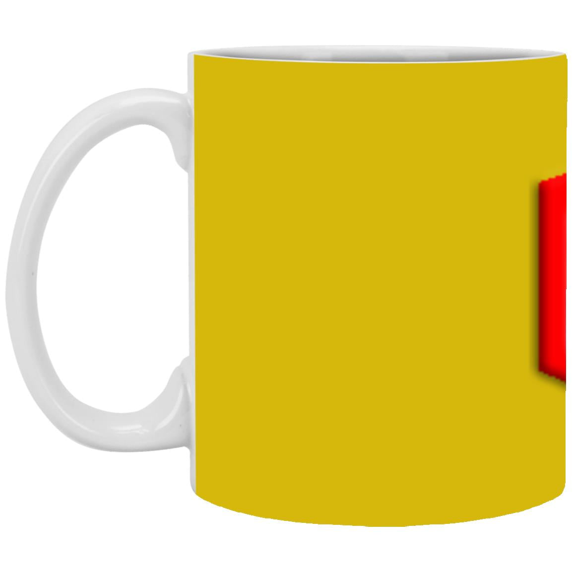 red (2) XP8434 11 oz. White Mug