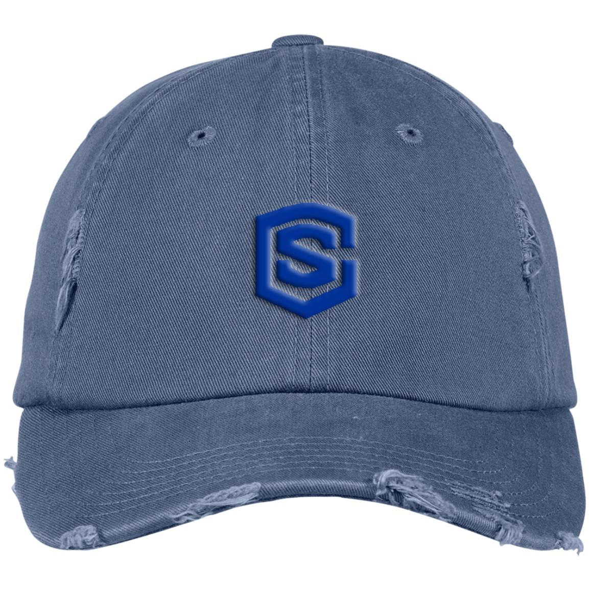blue (2) DT600 Distressed Dad Cap