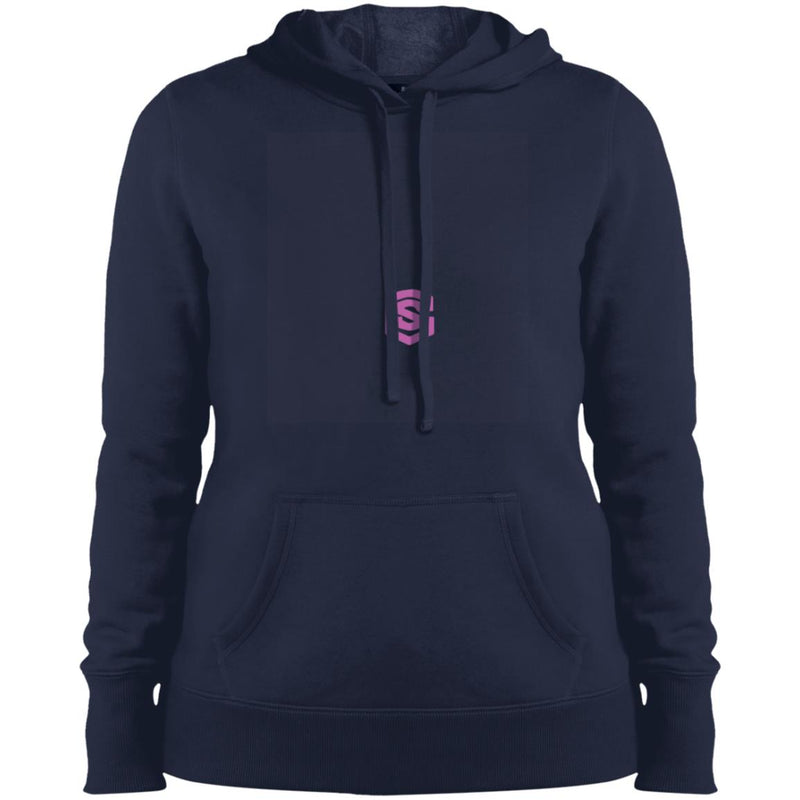 Illustrator Pink Logo LST254 Ladies' Pullover Hooded Sweatshirt