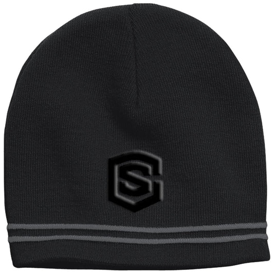 black (2) STC20 Colorblock Beanie