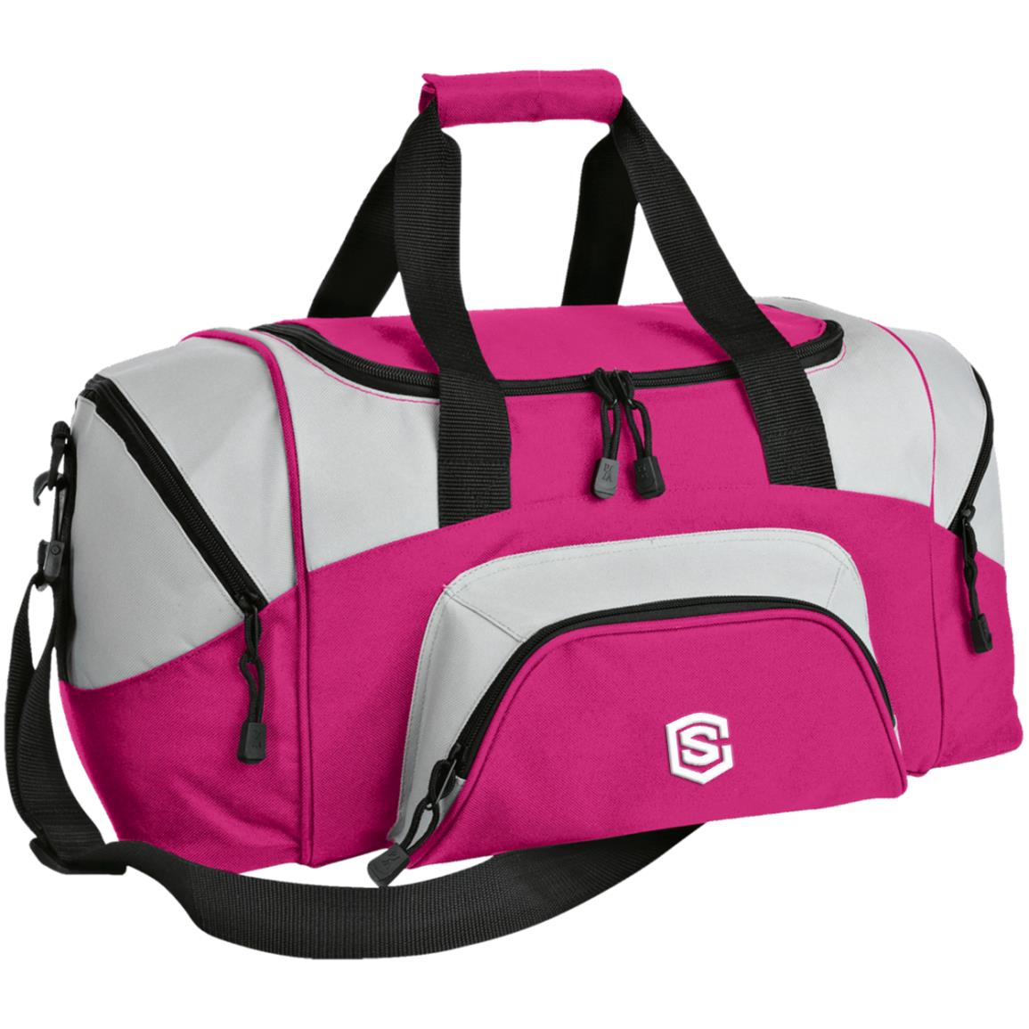 white (2) BG99 Colorblock Sport Duffel