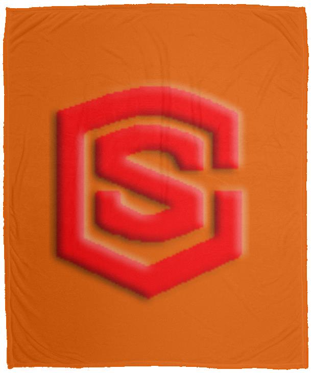 red (2) VPM Cozy Plush Fleece Blanket - 50x60