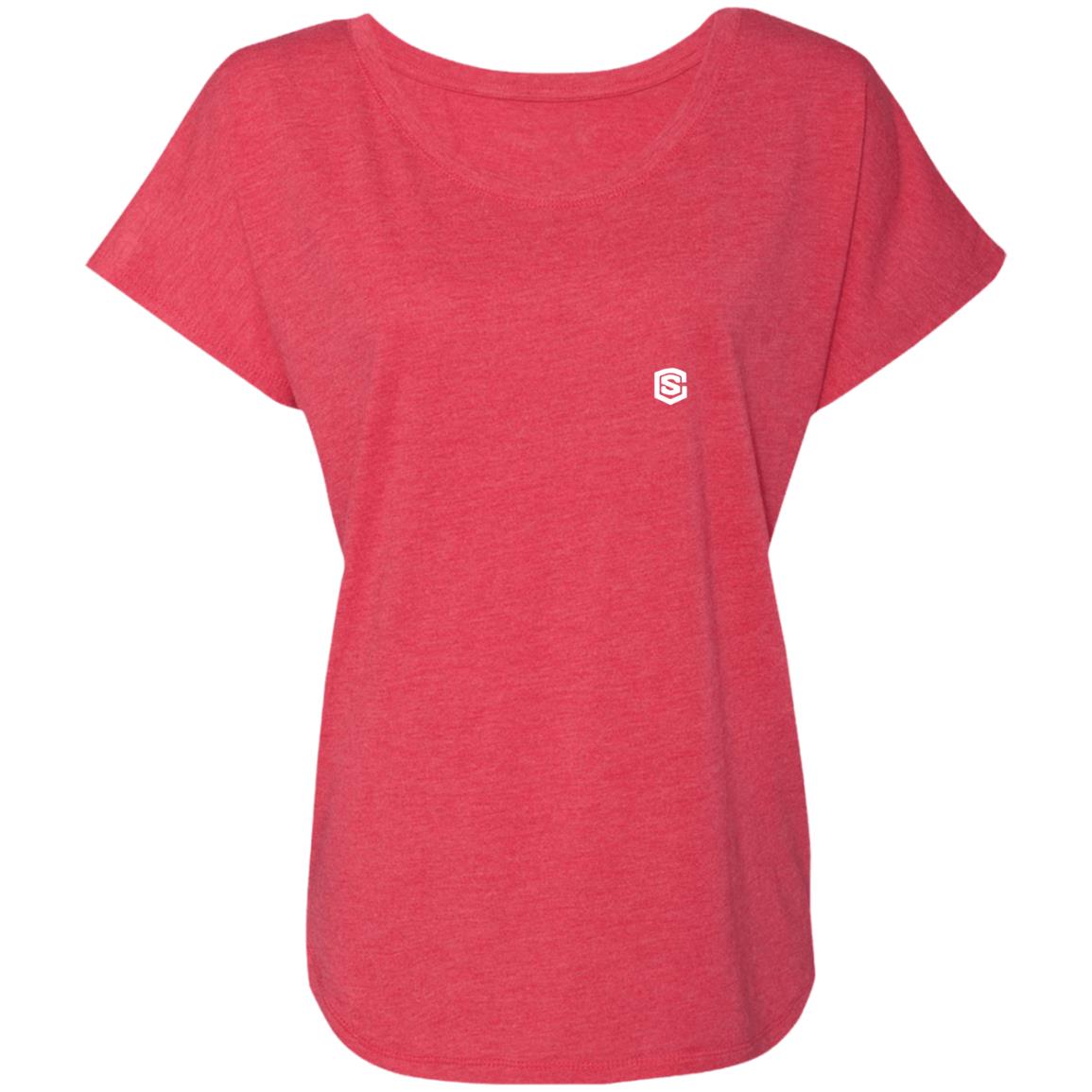 Illustrator White Logo NL6760 Ladies' Triblend Dolman Sleeve