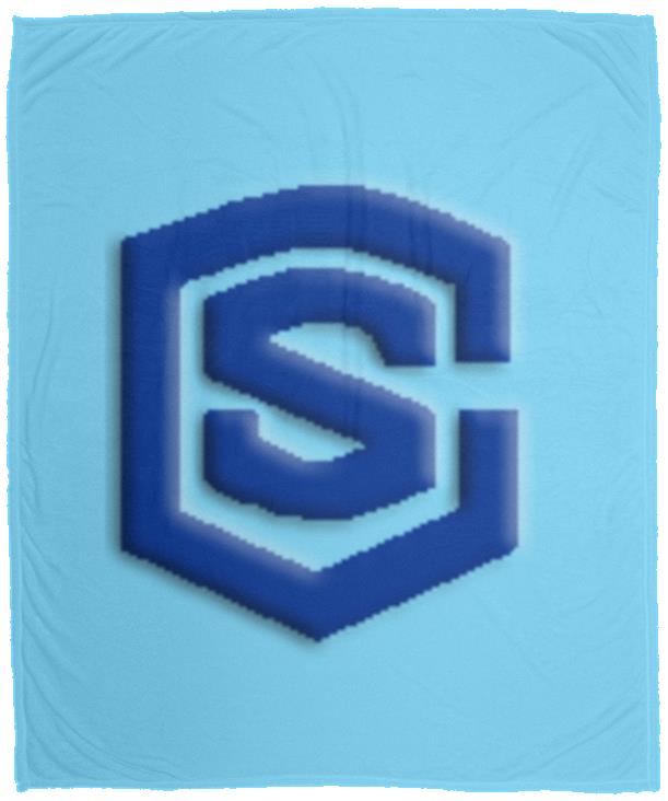 blue (2) VPM Cozy Plush Fleece Blanket - 50x60