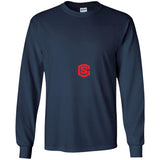 Illustrator Red Logo G240B Youth LS T-Shirt