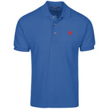 Illustrator Red Logo K420 Cotton Pique Knit Polo