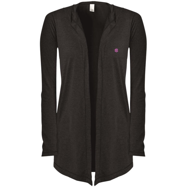 Illustrator Pink Logo DT156 Women's Hooded Cardigan