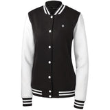 Illustrator Silver Logo LST270 Women's Fleece Letterman Jacket