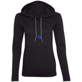 Illustrator Blue Logo 887L Ladies' LS T-Shirt Hoodie