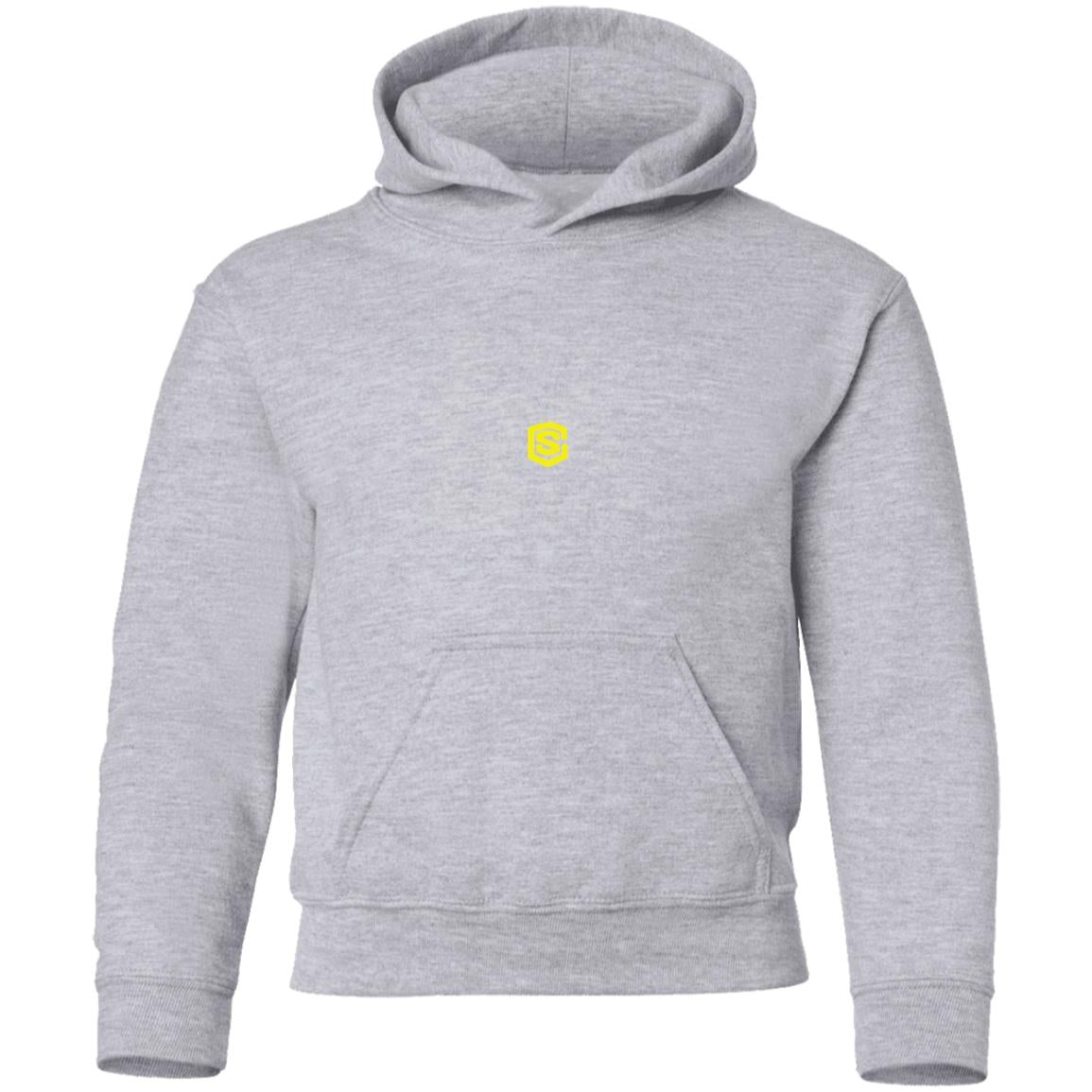 Illustrator Yellow Logo G185B Youth Pullover Hoodie