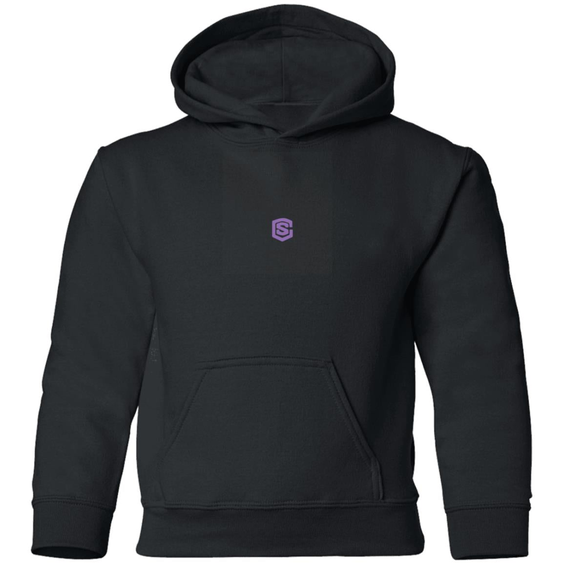 Illustrator Purple Logo G185B Youth Pullover Hoodie