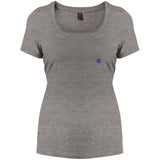 Illustrator Blue Logo DM106L Women's Perfect Scoop Neck Tee