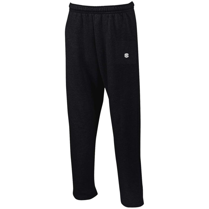 Illustrator White Logo G123 Open Bottom Sweatpants with Pockets