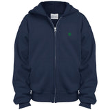 Illustrator Green Logo PC90YZH Youth Full Zip Hoodie