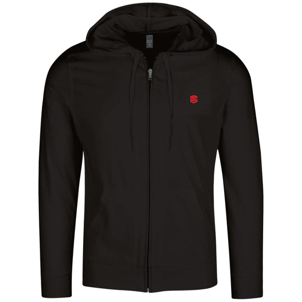 Illustrator Red Logo DT1100 Lightweight Full Zip Hoodie