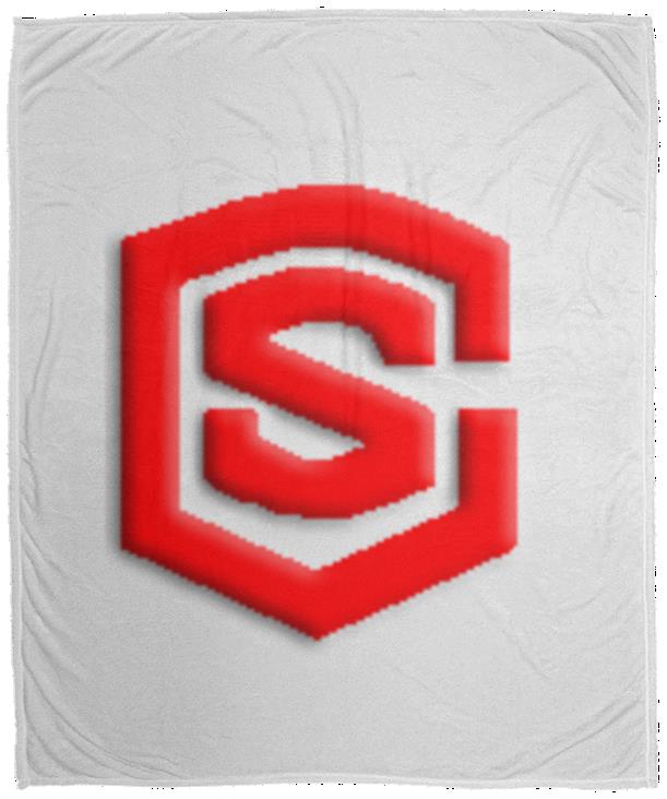 red (2) VPM Cozy Plush Fleece Blanket - 50x60