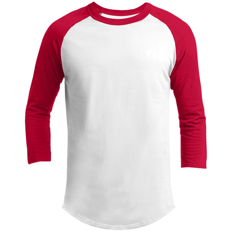 Illustrator White Logo T200 3/4 Raglan Sleeve Shirt