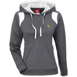 Illustrator Gold Logo TT30W Ladies' Colorblock Poly Hoodie